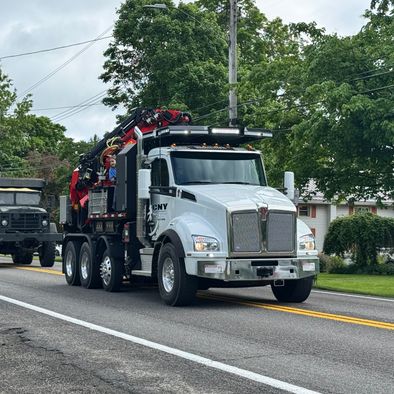 CNY Tree service truck in Binghamton parade